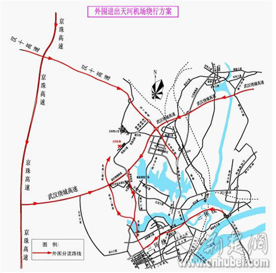 武汉天河机场北路10月20日起封闭施工 交管为您导航