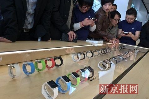 三里屯苹果店Apple Watch开始接受预订