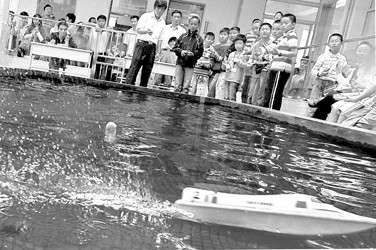 市青少年船模建模竞赛开赛