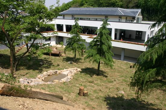 图文:南京红山森林动物园熊猫馆