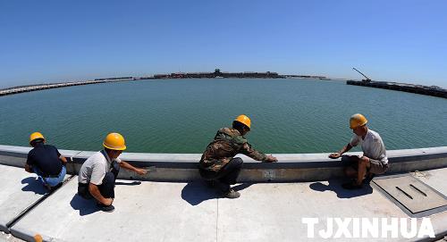 天津滨海新区中心渔港项目取得阶段性成果(图)