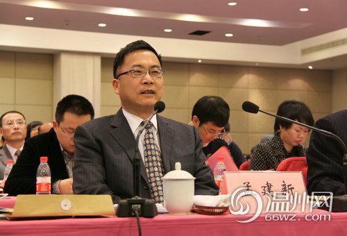 图：副市长孟建新点评温州检验检疫局