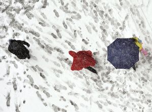 大雪天气交通受考验+出租车供不应求(图)