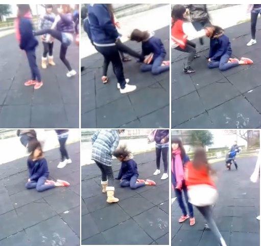 疑因感情纠葛 台一初三女生遭三情敌合殴踹头