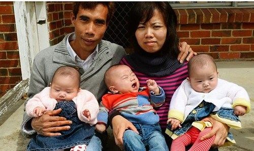 澳洲一亚裔夫妻生三胞胎 照顾不暇求助志愿者