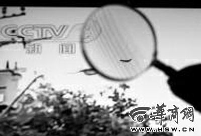 活虫钻进电视机显示屏(图)