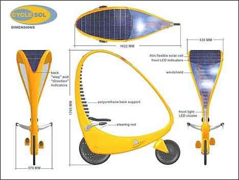 英国发明太阳能自行车_天气预报