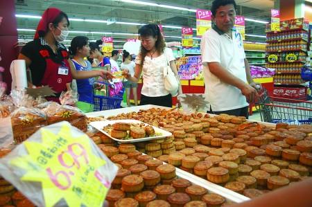 散装月饼卖得欢