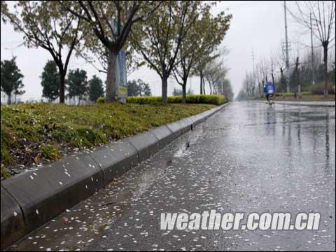 深秋时节 阴雨绵绵