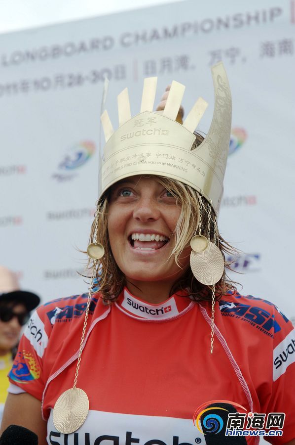 世界女子长板冲浪竞标赛中国站比赛精彩瞬间