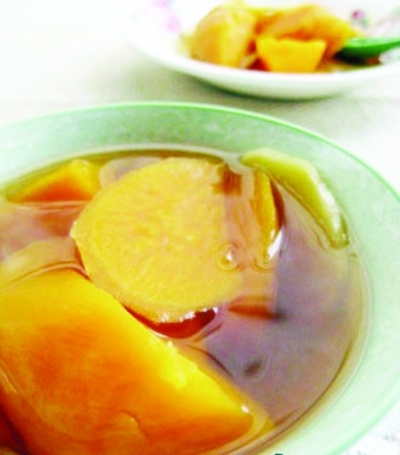 红薯可做广东糖水甜品