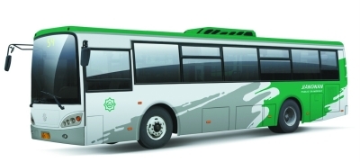 南京公交月底有望展现新形象 车身图案泼墨设计_新浪新闻