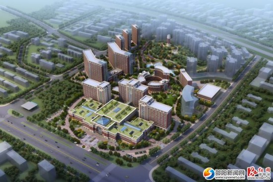 邵阳市中心医院东院建设已投资1.37亿2016年底投入使用
