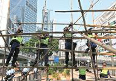 占中是严重社会政治事件 中央非常关注(图)