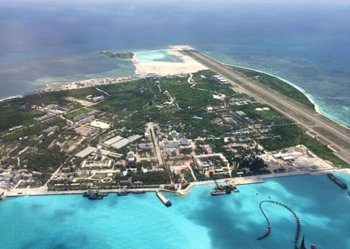中国填海造南沙最大岛屿 港媒:或成前哨基地