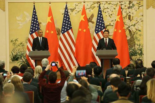 习近平同美国总统奥巴马共同会见记者