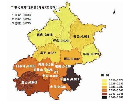 2010年本市“蓝天”数为286天，怀柔、延庆、密云达标天比率超过80%。