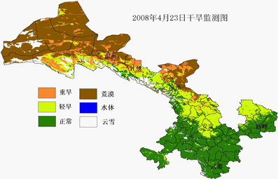甘肃近期干旱分析及5月上旬干旱趋势预测_天