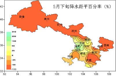 甘肃省6月上旬天气趋势及生产建议_天气预报