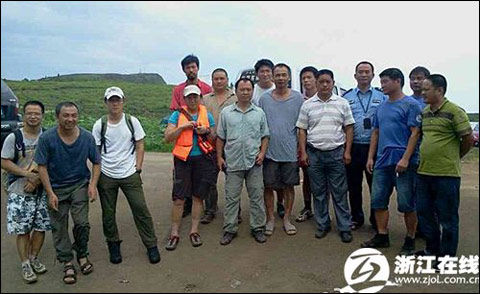 52名上海驴友因暴雨被困浙江临海 目前全部安