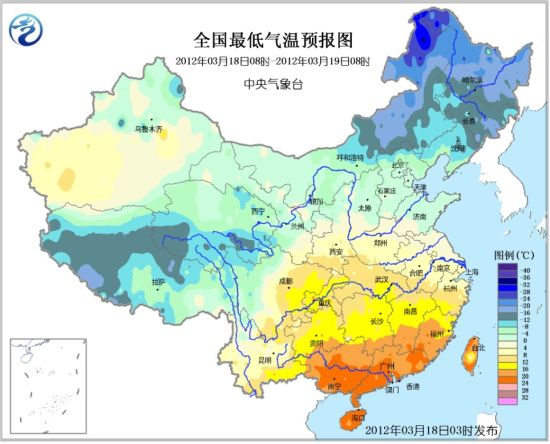 浙江:s14杭长高速首  中央气象台3月18日6时发布未来三天全国天气预报