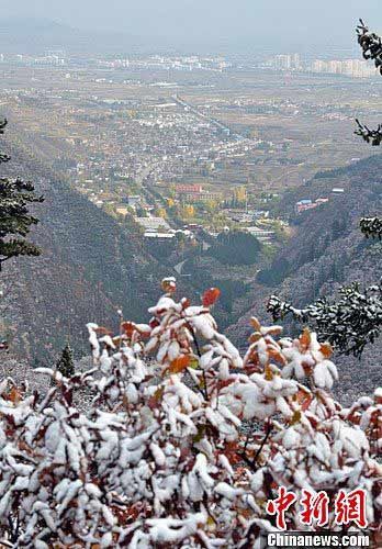 甘肃肃南裕固族自治县普降大雪银装素裹_新
