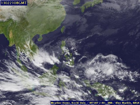 热带低压袭菲律宾中南部 已致2人死亡|热带低压