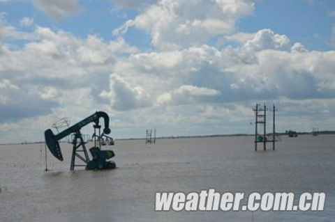 吉林洪峰过境 油田被淹41座水库超汛限|吉林|洪