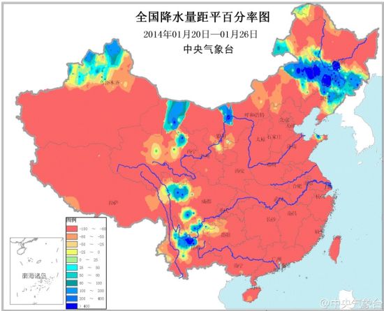 节前全国气温偏高降水少北疆有较强降雪