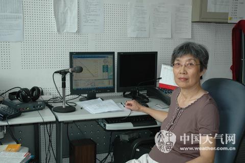 北京市专业气象台高级工程师周晓平.