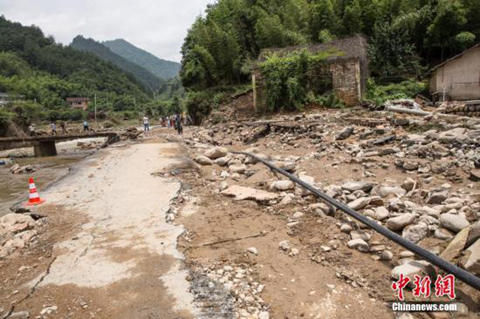 浙江局部地区遭洪涝灾害 富阳临安2.3万人受灾