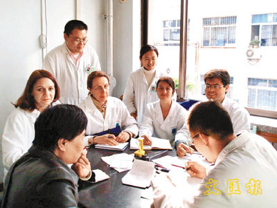 韩国留学生热衷赴华学中医　针灸推拿受欢迎(图)