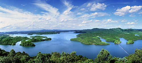 组图: 仙女下凡 传说发祥地--烟雨蒙蒙仙女湖(3