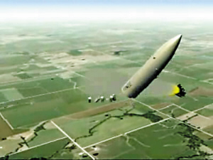 美军公布F-15空中解体模拟图