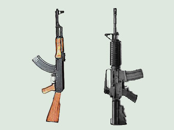 放弃AK-47 格鲁吉亚看上美制M-4自动步枪(图)_新闻中心_新浪网