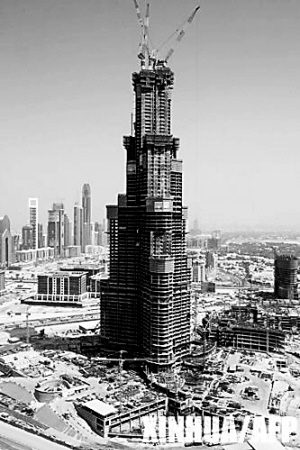 世界最高楼迪拜塔可能成烂尾楼