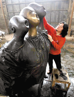 广州两位雕塑家作品本周进驻国家大剧院