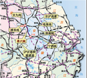 阜六铁路线路地理位置和径路概述