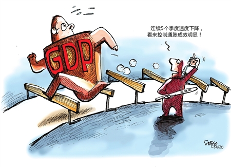 GDP CPI双回落 前三季度GDP增速跌破10%