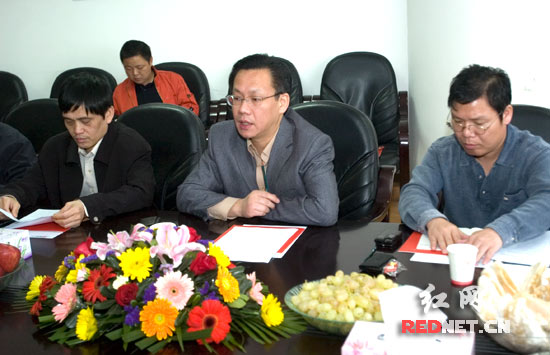 孙寿山到红网视察调研 赞《百姓呼声》服务好