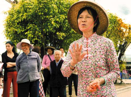南沙区百年咸水歌助兴亚运