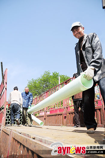 新型电缆管道材料提升双塔街施工质量（图）