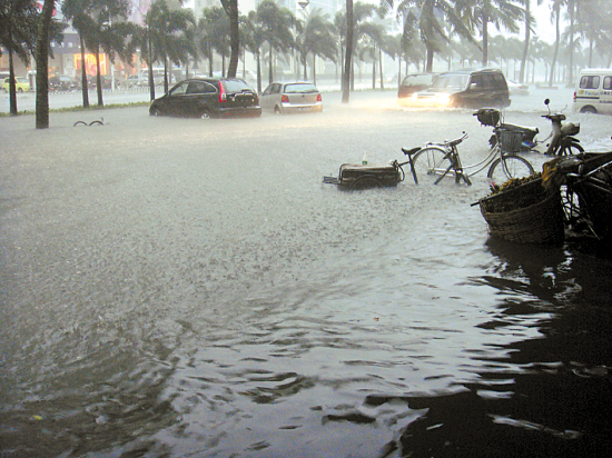 水淹海滨路