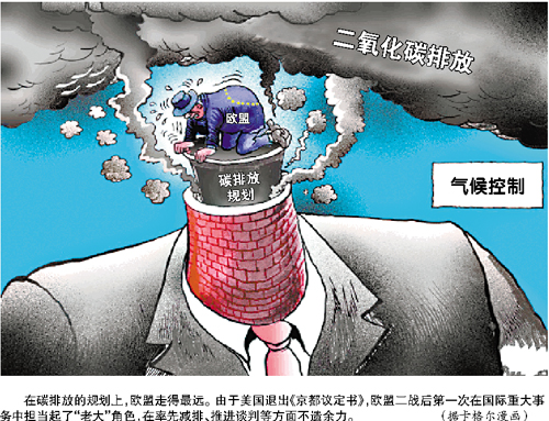 世界经济滑坡碳排放量下降