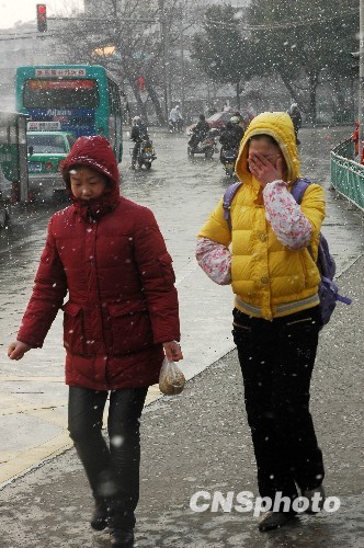 长三角出现罕见太阳雪 专家称与地震无关