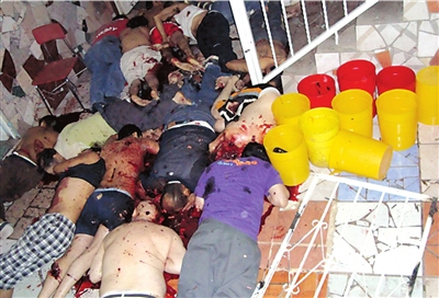 尸体照片.新华社发