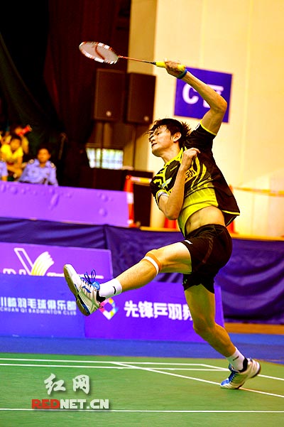 中超羽毛球赛第二循环第三轮 湖南主场胜青岛