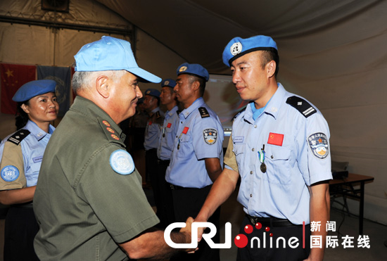 "珍爱生命,维护和平"一位中国维和警察的心声