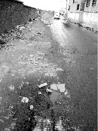 工作人员:村里不脏