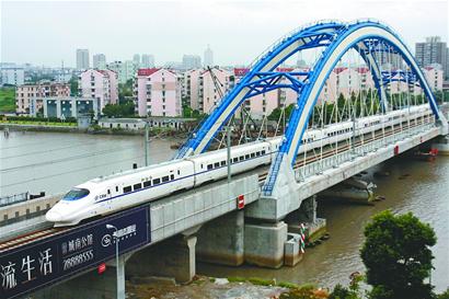 中国明年冲高铁最快世界纪录